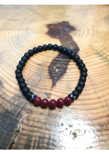 JTAW24DOB1350 Janti Bileklik Ceyt Onyx Hematit Doğaltaş 6 mm modelleri