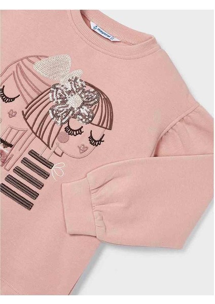 Kışlık Kız S-Shirt Tayt Takım Pembe modelleri