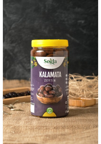 Doğal Kalamata Siyah Zeytin 1000 gr
