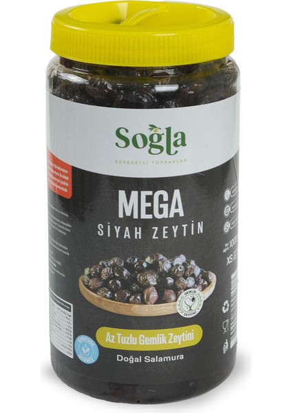 Doğal Mega Siyah Zeytin 1000 gr