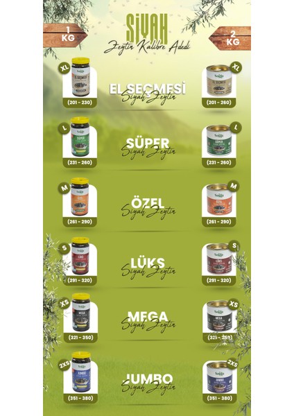 Doğal Alyanak Çizik Zeytin 1000 gr