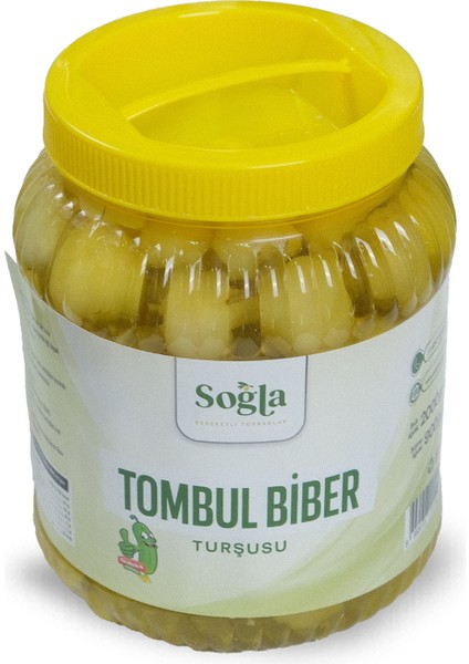 Doğal Tombul Biber Turşusu 900GR