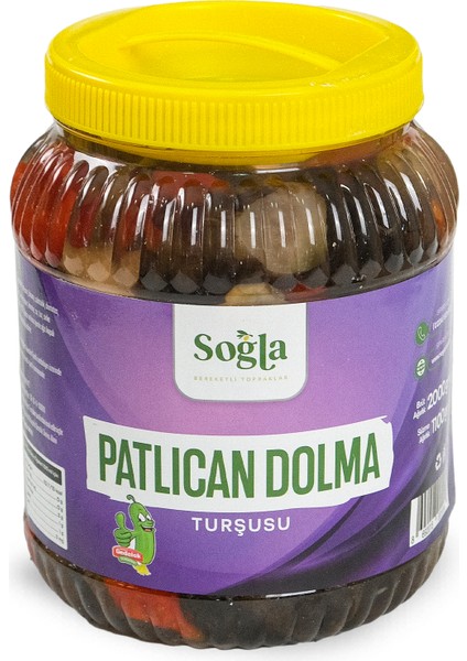 Doğal Patlıcan Dolma Turşusu 1100GR