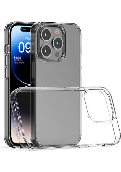 Apple Iphone 15 Pro Max Kılıf Ultra Korumalı Şeffaf Coss Silikon