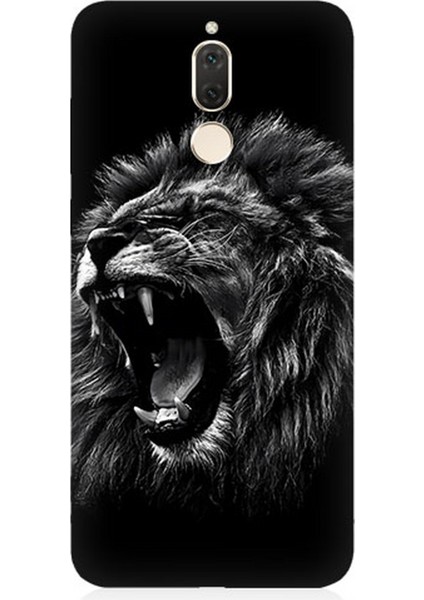Huawei Mate 10 Lite Uyumlu Silikon Kılıf Saldırgan Aslan
