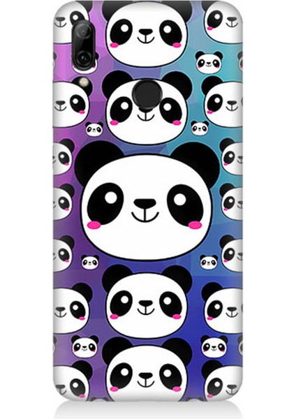 Huawei P Smart 2019 Uyumlu Silikon Kılıf Sevimli Pandalar