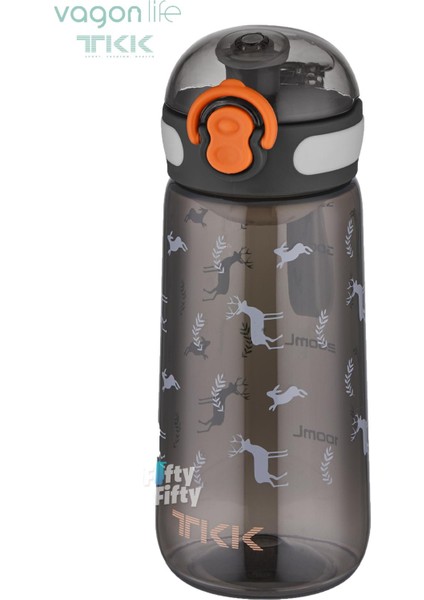 Tkk 400 ml Rahat Içim(Pipetsiz) Bpa Içermeyen Taşıma Askılı Tritan Su Matarası FFTKK1005-400ML