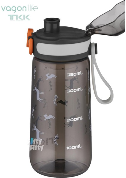Tkk 400 ml Rahat Içim(Pipetsiz) Bpa Içermeyen Taşıma Askılı Tritan Su Matarası FFTKK1005-400ML fiyatları