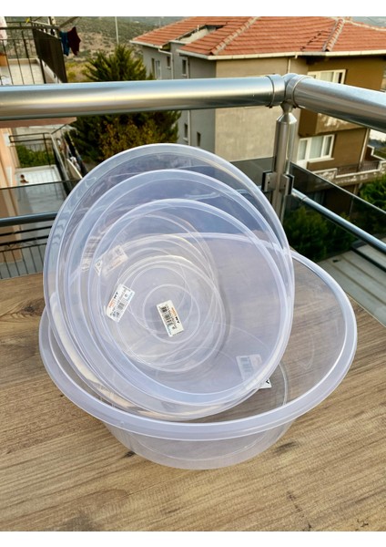 Plastik Şeffaf Badya 4'lü Bulaşık Leğeni fiyatları