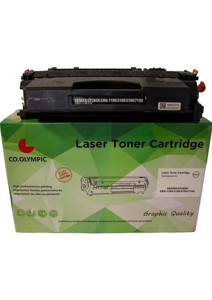 Hp CF280X Laserjet Pro 400 M401 Uyumlu Siyah Toner