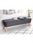 Lorence Home Dunel Bench Puf Gri 2