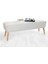 Lorence Home Dunel Bench Puf Krem 1