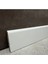 12.5 mt 8 cm Saten Beyaz Düz Model Finiş Folyo Laminat Parke Süpürgelik Model 10 mm F-501 2