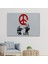 Bansky, Barış Işareti Yapan Askerler Kanvas TABLOSU-5109 1