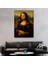Leonardo Da Vinci'nin Ünlü Eseri Mona Lisa Kanvas TABLOSU-5126 1