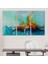 Çağdaş Sanat Soyut Yağlıboya Görünüm Dekoratif TABLO-3614 3