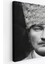 Atatürk Portre Tablosu Mustafa Kemal Atatürk Dikdörtgen Dekoratif Kanvas TABLO-FP-140 2