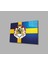 Isveç Bayrağı Cam Tablo Swedish Flag 1