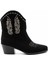 Siyah Süet Kadın Bot & Bootie K02217100902 2