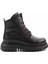 Siyah Hakiki Deri Kadın Bot & Bootie K02531206903 5