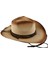 Kadın Erkek Batı Inek Erkek Şapka Geniş Kenarlı Panama Cowgirl Şapka Seyahat Bej Için (Yurt Dışından) 5
