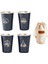 4pcs Paslanmaz Çelik Fincan, Kapalı Dış Mekan Için Taşıma Çantası ile Set Fincan (Yurt Dışından) 1