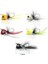10 Adet Sinek Balıkçılık Poppers, Topwater Balıkçılık Lures Bas Crappie Bluegill Panfish Alabalık Somon Levrek Steelhead Sinekler (Yurt Dışından) 5