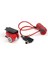 M365 Elektrikli Scooter Hırsızlığa Karşı Kilit Aksesuarları Xiaomi Disk Fren Kilidi Için Çok Fonksiyonlu Hırsızlığa Karşı Kilit (Siyah + Kırmızı) (Yurt Dışından) 1