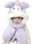 Kız Çocukları Için Peluş Şapka, Eldiven ve Atkıdan Oluşan Üç Parçalı Set (Yurt Dışından) 1