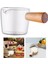 Mini Yüksek Borosilikat Cam Süt Pot Çorbası Salata Tenceresi Sos Tavan Kenarlığı 100ML (Yurt Dışından) 5