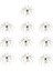 10 Jig Kancaları Balıkçılık Mürekkepbalığı Kollu Jig Cazibesi 3.5 cm (Yurt Dışından) 4