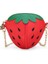 2 Adet Güzel Çocuk Kız Pu Deri Omuz Çantası Sevimli Çilek Zinciri Bebek Crossbody Çanta Çocuk Hediye Küçük Jeton Kutusu Para Tutucu (Yurt Dışından) 1