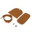 5 /takım Pu Çanta Parçaları Dıy Örgü Çanta Ş Çanta Yapımı Aksesuarları Brown2 (Yurt Dışından) 4