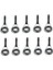 10'lu Paket Kılavuzları Kılavuzları G Setleri 2mm (Yurt Dışından) 2