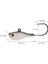 Balıkçılık Lures Jig Kafaları Top Kafa Balıkçılık Kancaları Yuvarlak Balıkçılık Lures Top Kafa Jigs Tatlı Su Veya Tuzlu Su Için (Yurt Dışından) 5