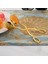 Kek Maşası Salata Maşası Pasta Klibi Salata Pastası Klibi Mutfak Maşası Barbekü Sebze Yuvarlak Altın (Yurt Dışından) 2