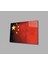 Çin Bayrağı Cam Tablo ,china Flag 1