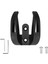 Evrensel Ön Kanca Askı Elektrikli Scooter Xiaomi 1 S/pro2 Kask Çift Pençe Çanta Kavrama Scooter Kolu Kanca Siyah (Yurt Dışından) 1