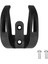 Evrensel Ön Kanca Askı Elektrikli Scooter Xiaomi 1 S/pro2 Kask Çift Pençe Çanta Kavrama Scooter Kolu Kanca Siyah (Yurt Dışından) 2