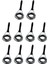 10 Paket Kılavuzları Kılavuzları Setleri 2/3/3.8/5.1/6.8mm 5.1mm (Yurt Dışından) 2