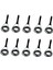 10 Paket Kılavuzları Kılavuzları Setleri 2/3/3.8/5.1/6.8mm 5.1mm (Yurt Dışından) 5