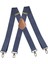 Askılı Askılı Pantolon 4 Klips x Şekilli 3,5 cm Genişliğinde Mavi (Yurt Dışından) 1