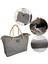 Şık Omuz Çantası Bayanlar Kozmetik Kartları Için Tote Para Gri 31X16X12CM (Yurt Dışından) 3