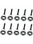10 Ucu Ucu Çubuklar Için, Buz I 6.8mm (Yurt Dışından) 3