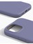 Silicone Case iPhone 15 Telefon Kılıfı Mor 4