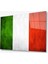 Italya Bayrağı Cam Tablo Italy Flag 1