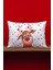 Çift Taraflı 35X50 Kırmızı Geyik Yılbaşı Temalı Dijital Baskılı Kırlent Kılıfı -CGH1358-3550 1