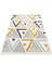 Neunkirchen Sarı Geometrik Pamuk Makine Halısı 4