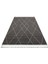 Modena Siyah Geometrik Mikropolyester Makine Halısı 3