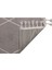 Perugia Gri Geometrik Mikropolyester Makine Halısı 4